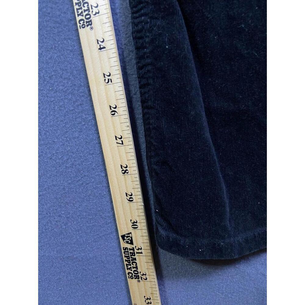Vintage RIDERS COPPER Flocked Ombré Corduroy Large Bootcut 15/16M 36x31 Stretch - Picture 5 of 9
